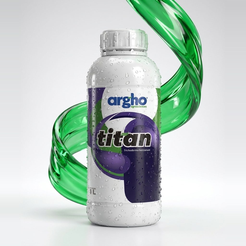 Embalagem de Titan — Biológicos Argho Agrosciences